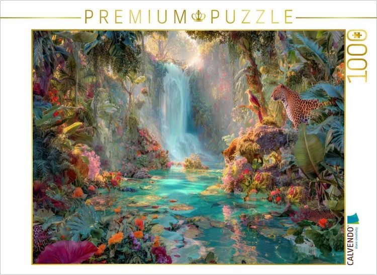 Produktbild: CALVENDO Puzzle Dschungel-Zauber | 1000 Teile Lege-Gr&ouml;&szlig;e 64x48cm Foto-Puzzle f&uuml;r gl&uuml;ckliche Stunden