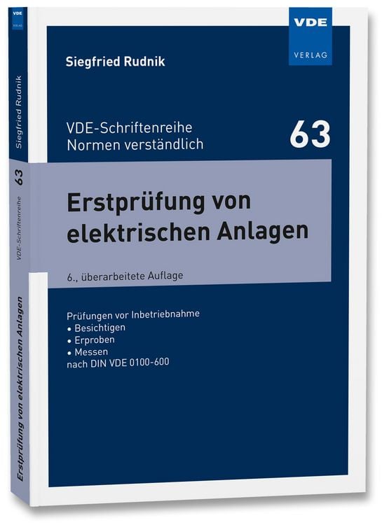 Produktbild: Erstpr&uuml;fung von elektrischen Anlagen
