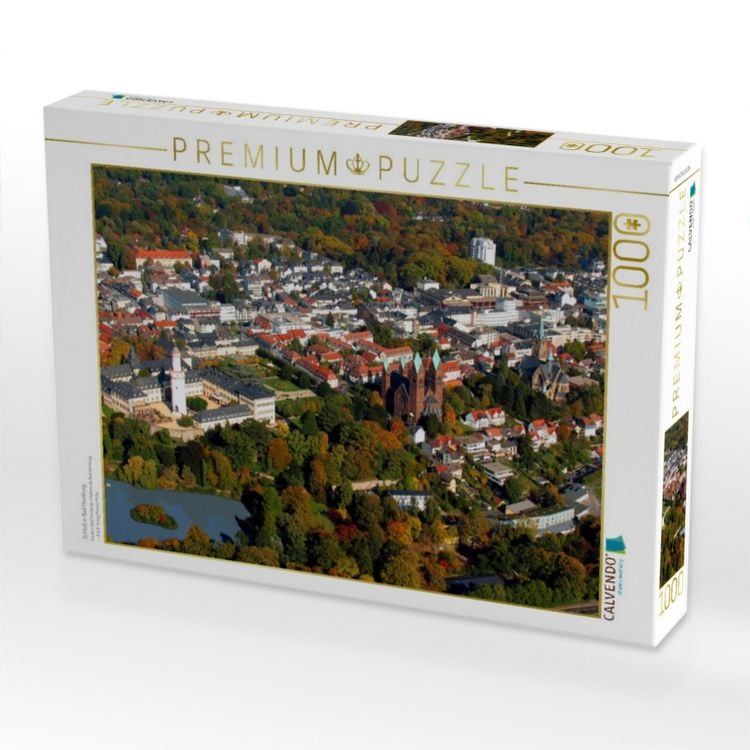 Produktbild: CALVENDO Puzzle Schlo&szlig; in Bad Homburg | 1000 Teile Lege-Gr&ouml;&szlig;e 64x48cm Foto-Puzzle f&uuml;r gl&uuml;ckliche Stunden
