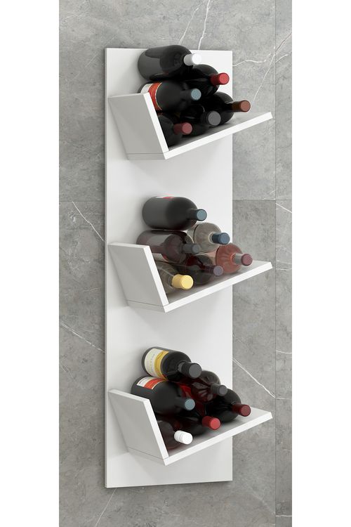Produktbild: Holz Weinregal Wandregal Flaschen Wein Vinosi