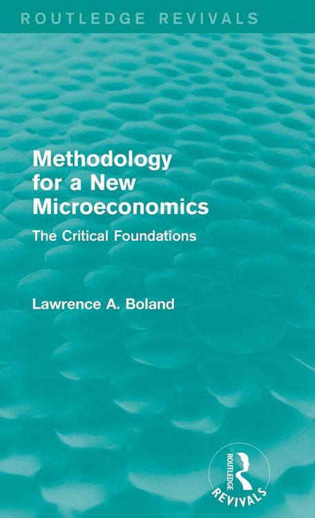 Produktbild: Methodology for a New Microeconomics (Routledge Revivals)