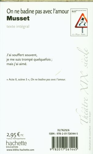 Produktbild: On ne badine pas avec l'amour