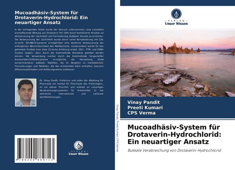 Produktbild: Mucoadh&auml;siv-System f&uuml;r Drotaverin-Hydrochlorid: Ein neuartiger Ansatz