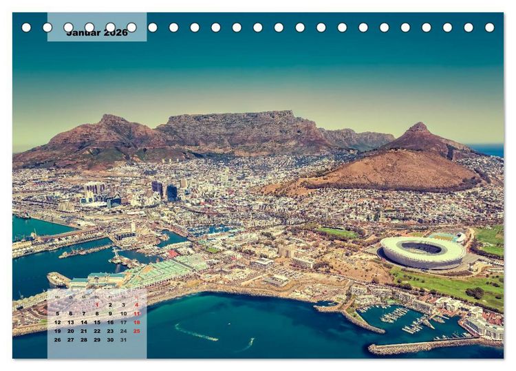 Produktbild: S&uuml;dafrika entdecken (Tischkalender 2026 DIN A5 quer), CALVENDO Monatskalender