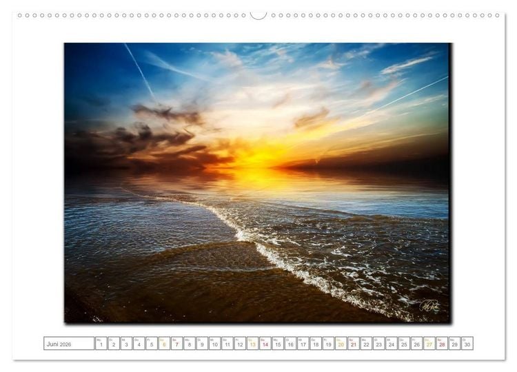 Produktbild: Zwischenzeiten - Zeiten zwischen Tag und Nacht (Wandkalender 2026 DIN A2 quer), CALVENDO Monatskalender