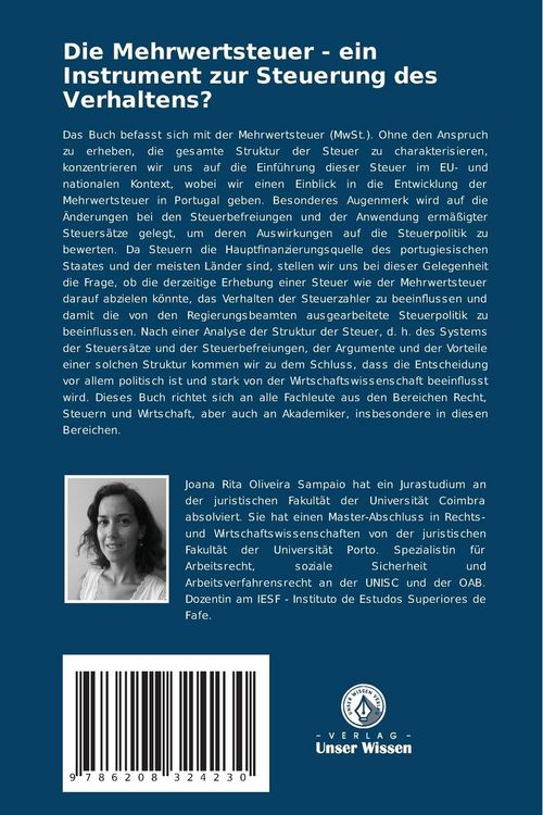 Produktbild: Die Mehrwertsteuer - ein Instrument zur Steuerung des Verhaltens?
