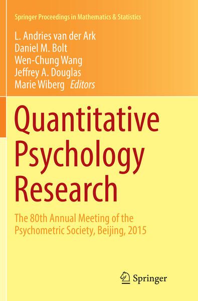 Produktbild: Quantitative Psychology Research