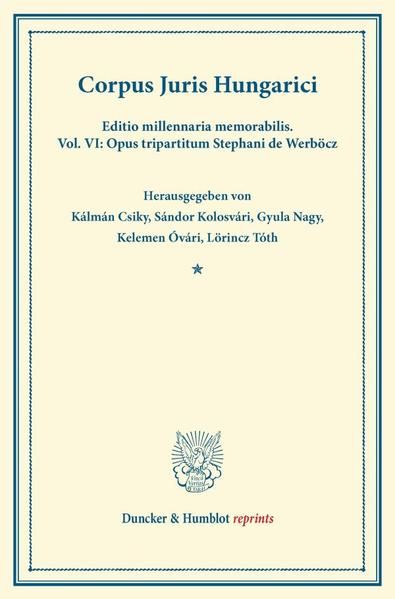 Produktbild: Corpus Juris Hungarici.