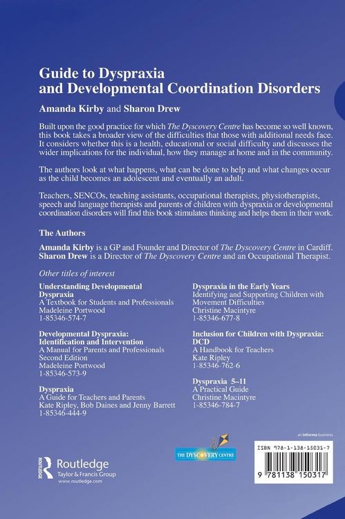 Produktbild: Guide to Dyspraxia and Developmental Coordination Disorders