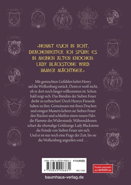 Produktbild: Die geheime Drachenschule - Die Rebellion der Drachenreiter