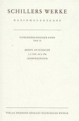 Produktbild: Briefwechsel, Briefe an Schiller 1.3.1790-24.5.1794. Tl.2