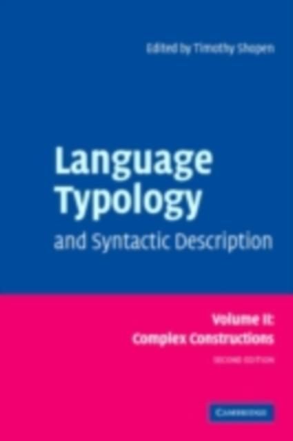 Produktbild: Language Typology and Syntactic Description: Volume 2, Complex Constructions