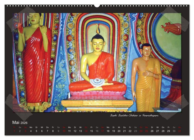 Produktbild: Sri Lanka anno 1986 (Wandkalender 2026 DIN A2 quer), CALVENDO Monatskalender