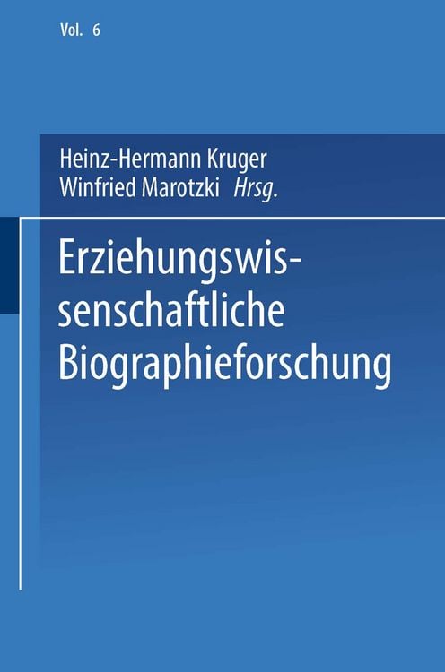 Produktbild: Erziehungswissenschaftliche Biographieforschung