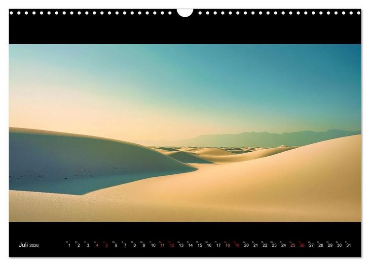 Produktbild: Puristische Landschaften (Wandkalender 2026 DIN A3 quer), CALVENDO Monatskalender
