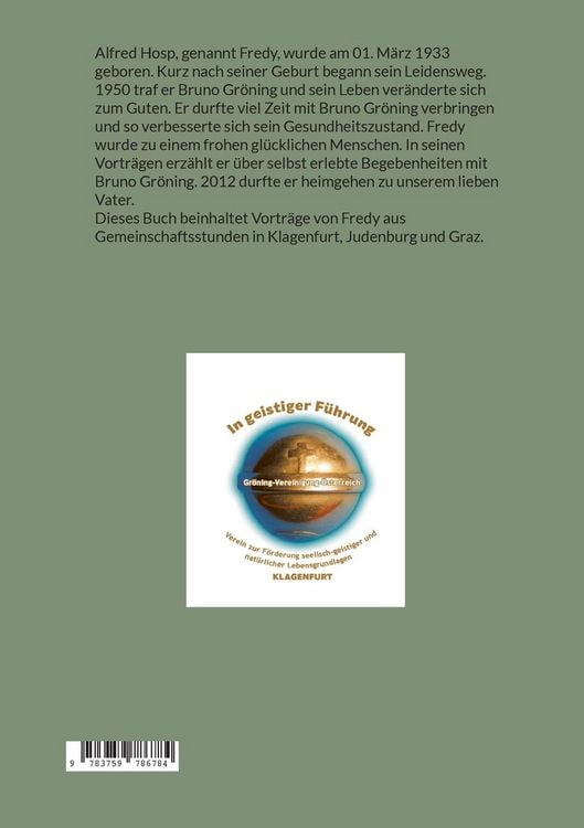 Produktbild: Alfred Hosp ein guter Freund von Bruno Gr&ouml;ning