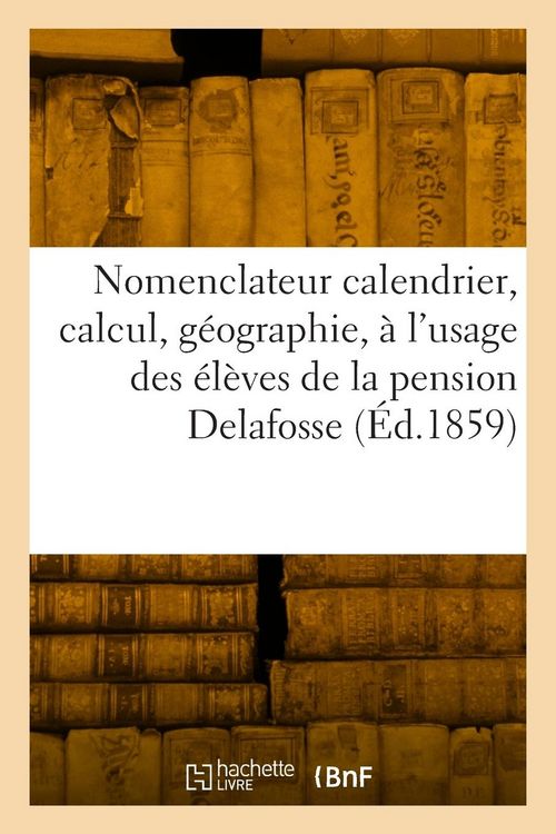 Produktbild: Le nomenclateur calendrier, calcul, g&eacute;ographie