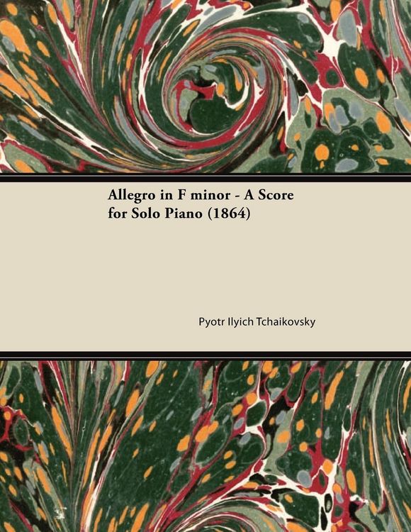 Produktbild: Allegro in F minor - A Score for Solo Piano (1864)