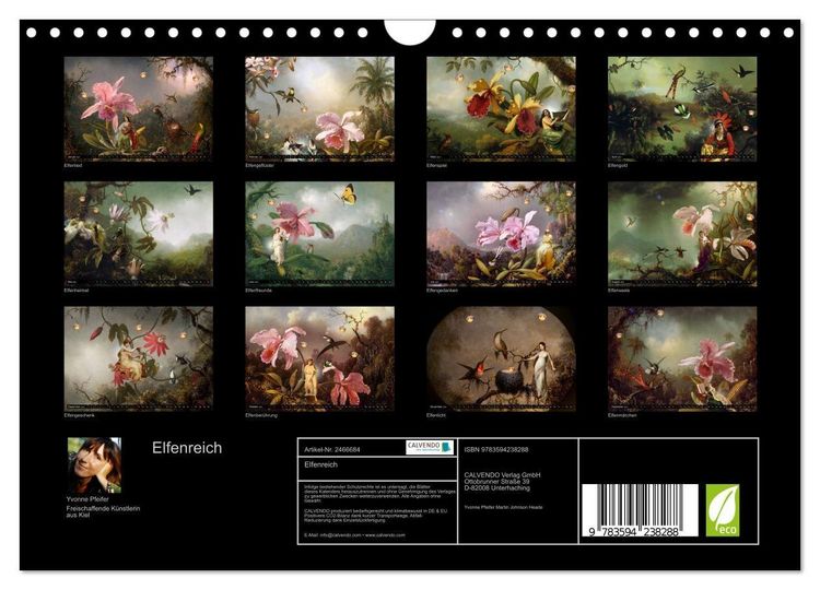 Produktbild: Elfenreich (Wandkalender 2027 DIN A4 quer), CALVENDO Monatskalender