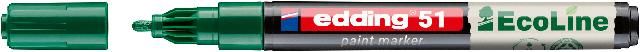 Produktbild: Edding 51 EcoLine 4-51-004 Lackmarker Gr&uuml;n 1 mm, 2mm