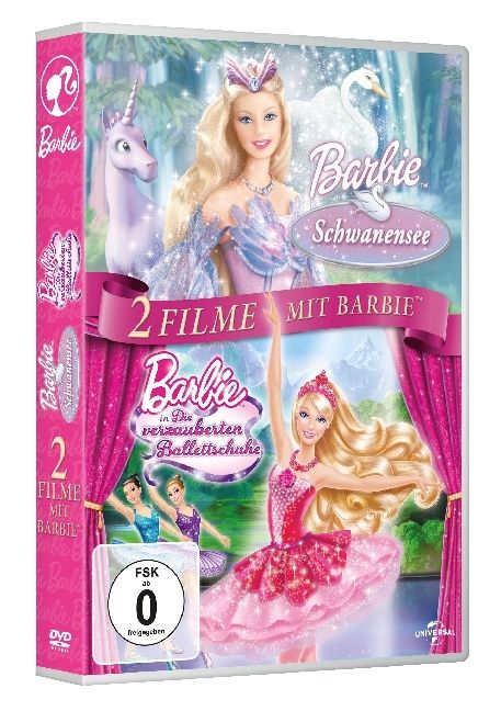 Produktbild: Barbie Doppelpack - Schwanensee & Die verzauberten Balletschuhe [2 DVDs]