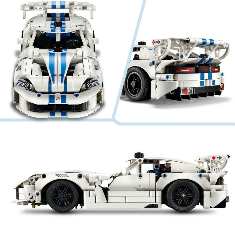 Produktbild: LEGO Technic 42234 Dodge Viper GTS-R Sportwagen, Bauset, Rennauto mit Lenkung und V10-Motor