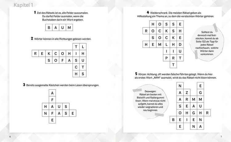 Produktbild: Wort f&uuml;r Wort &ndash; L&ouml;se das vertrackte W&ouml;rterwirrwarr! R&auml;tselbuch f&uuml;r Logikfans