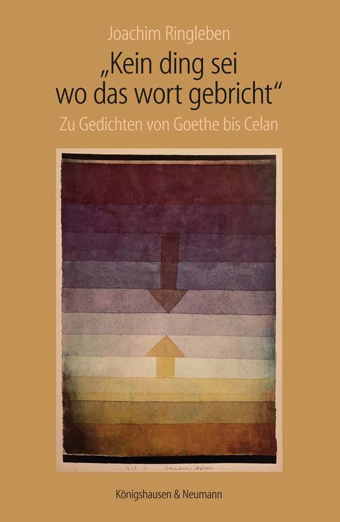Produktbild: "Kein Ding sei wo das wort gebricht"