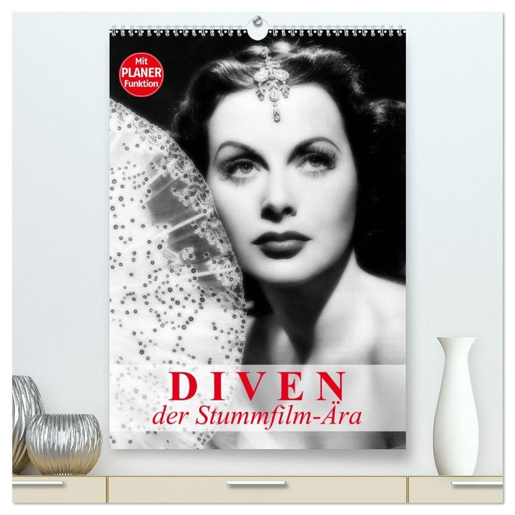 Produktbild: Diven der Stummfilm-&Auml;ra (hochwertiger Premium Wandkalender 2026 DIN A2 hoch), Kunstdruck in Hochglanz