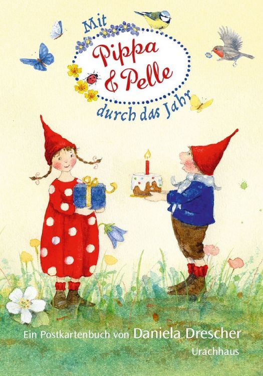 Produktbild: Postkartenbuch &raquo;Mit Pippa und Pelle durch das Jahr&laquo;