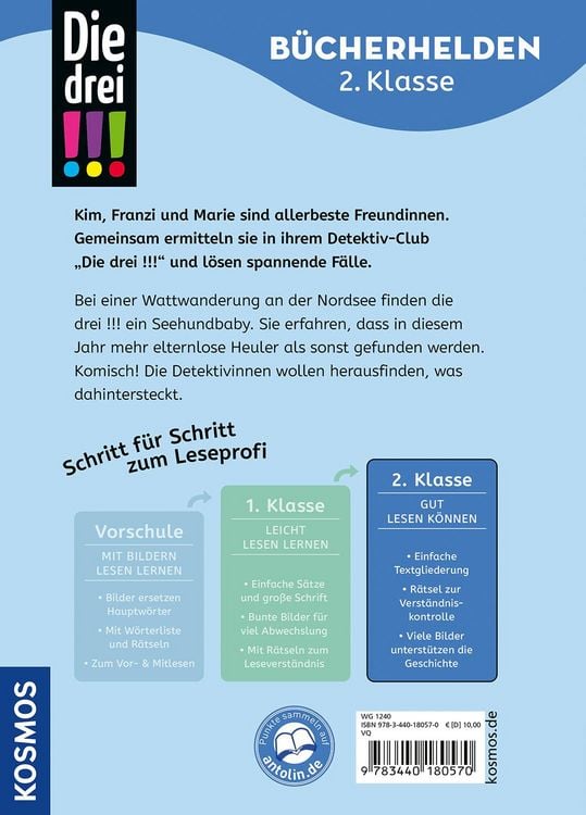 Die drei !!!, Bücherhelden 2. Klasse, Seehund ahoi!