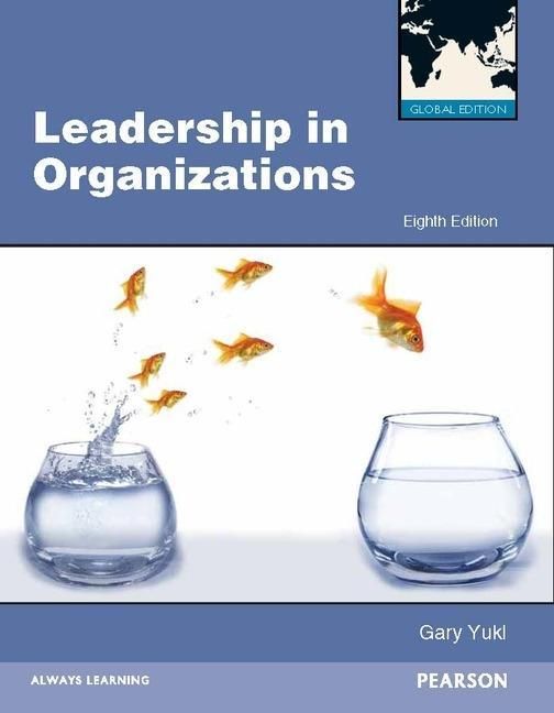 Produktbild: Yukl, G: Leadership in Organizations