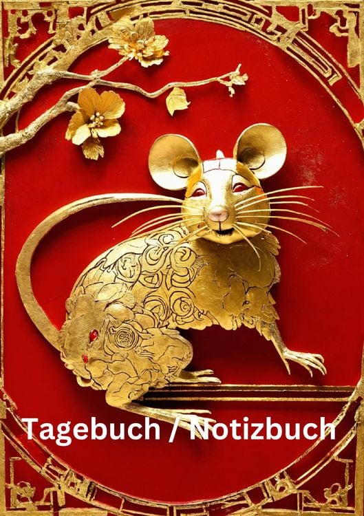 Produktbild: Tagebuch / Notizbuch Chinesische Tierkreis Ratte