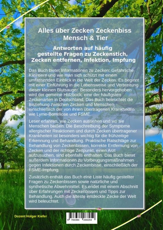 Produktbild: Alles &uuml;ber Zecken Zeckenbiss Mensch & Tier