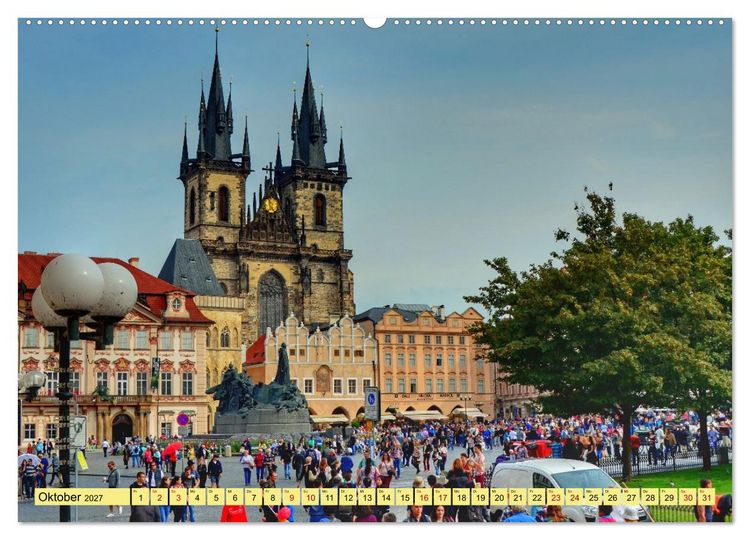 Produktbild: Prag. Du bist so sch&ouml;n (Wandkalender 2027 DIN A2 quer), CALVENDO Monatskalender