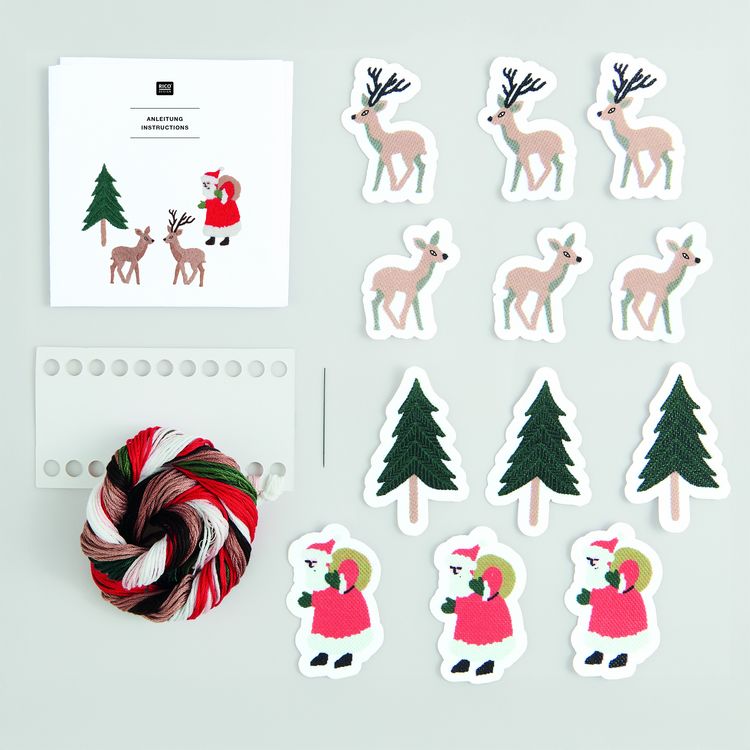 Produktbild: Stick & Stitch Packung, Weihnachtswald