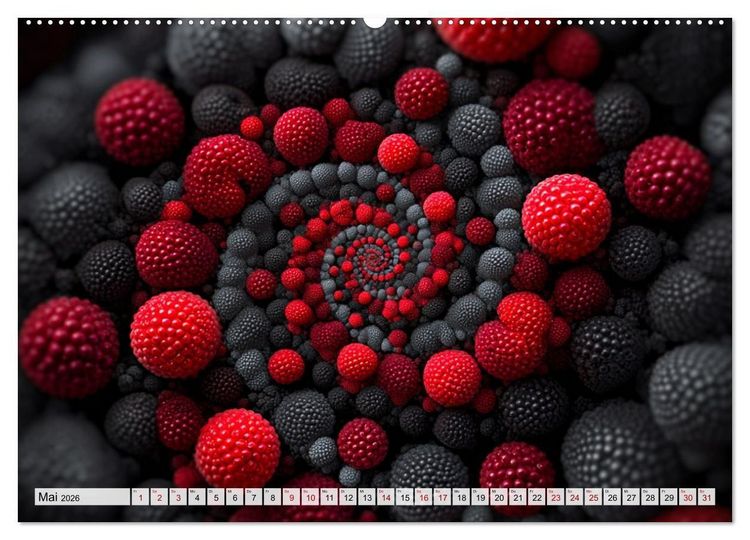 Produktbild: Fibonacci&rsquo;s Garten (hochwertiger Premium Wandkalender 2026 DIN A2 quer), Kunstdruck in Hochglanz