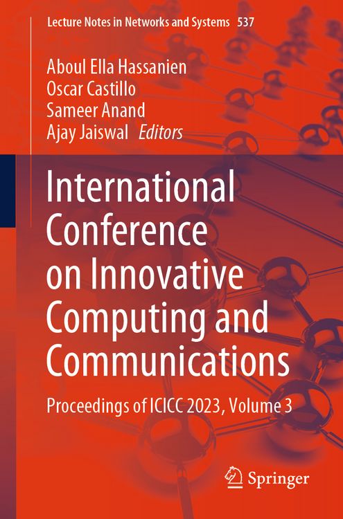 Produktbild: International Conference on Innovative Computing and Communications