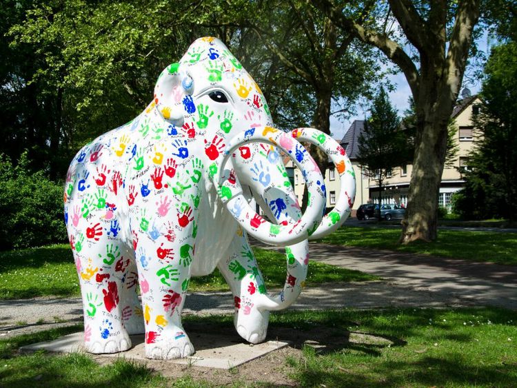 Produktbild: CALVENDO Puzzle Ahlener Stadtmaskottchen | 1000 Teile Lege-Gr&ouml;&szlig;e 64x48cm Foto-Puzzle f&uuml;r gl&uuml;ckliche Stunden