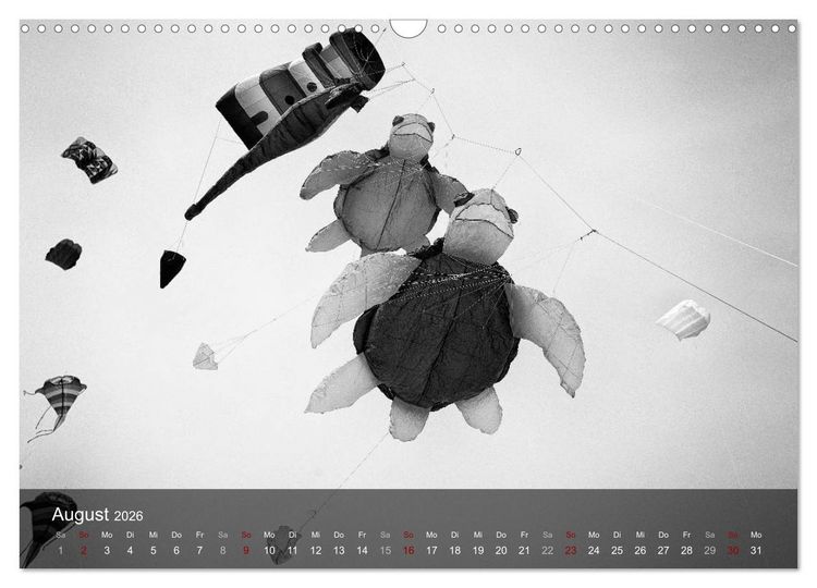 Produktbild: Wangerooge Noir (Wandkalender 2026 DIN A3 quer), CALVENDO Monatskalender