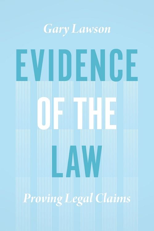 Produktbild: Evidence of the Law