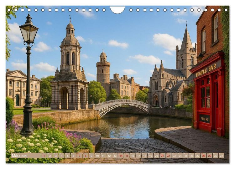 Produktbild: Hauptstadt Patchwork (Wandkalender 2026 DIN A4 quer), CALVENDO Monatskalender