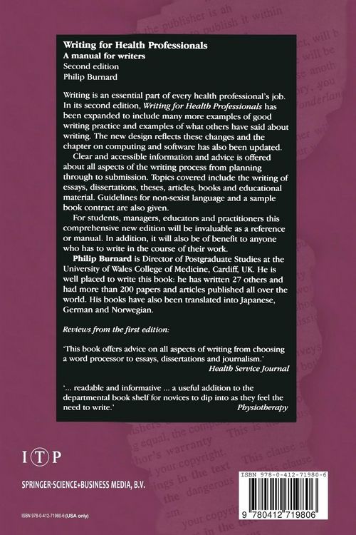 Produktbild: Writing for Health Professionals
