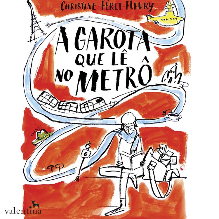 Produktbild: A garota que l&ecirc; no metr&ocirc;