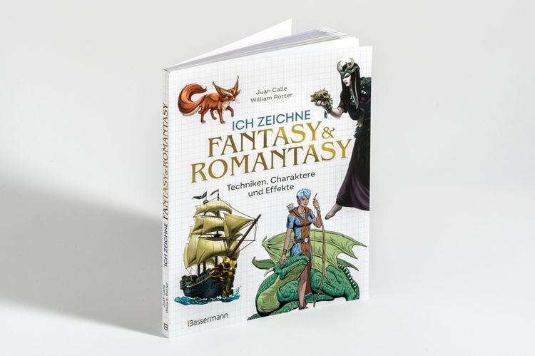 Produktbild: Ich zeichne Fantasy & Romantasy - Techniken, Charaktere und Effekte