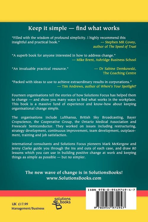 Produktbild: Solutions Focus Working