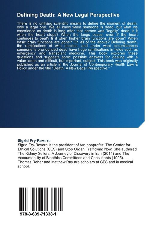 Produktbild: Defining Death: A New Legal Perspective