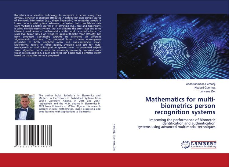 Produktbild: Mathematics for multi-biometrics person recognition systems