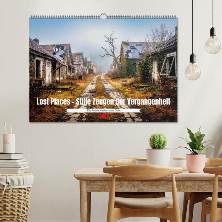 Produktbild: Lost Places &ndash; Stille Zeugen der Vergangenheit (Wandkalender 2027 DIN A2 quer), CALVENDO Monatskalender