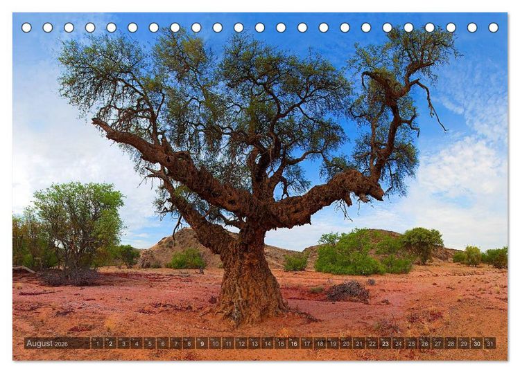 Produktbild: Namibia - Die Landschaft (Tischkalender 2026 DIN A5 quer), CALVENDO Monatskalender